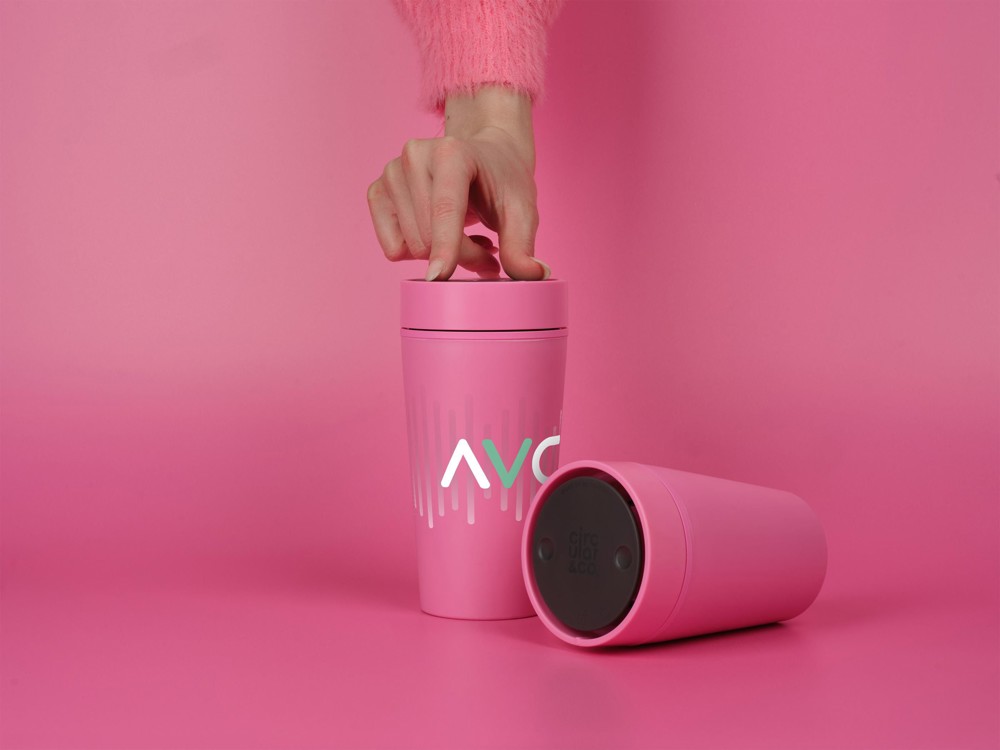 Circular&Co Recycled Bubblegum Coffee Cup 227 ml koffiebeker