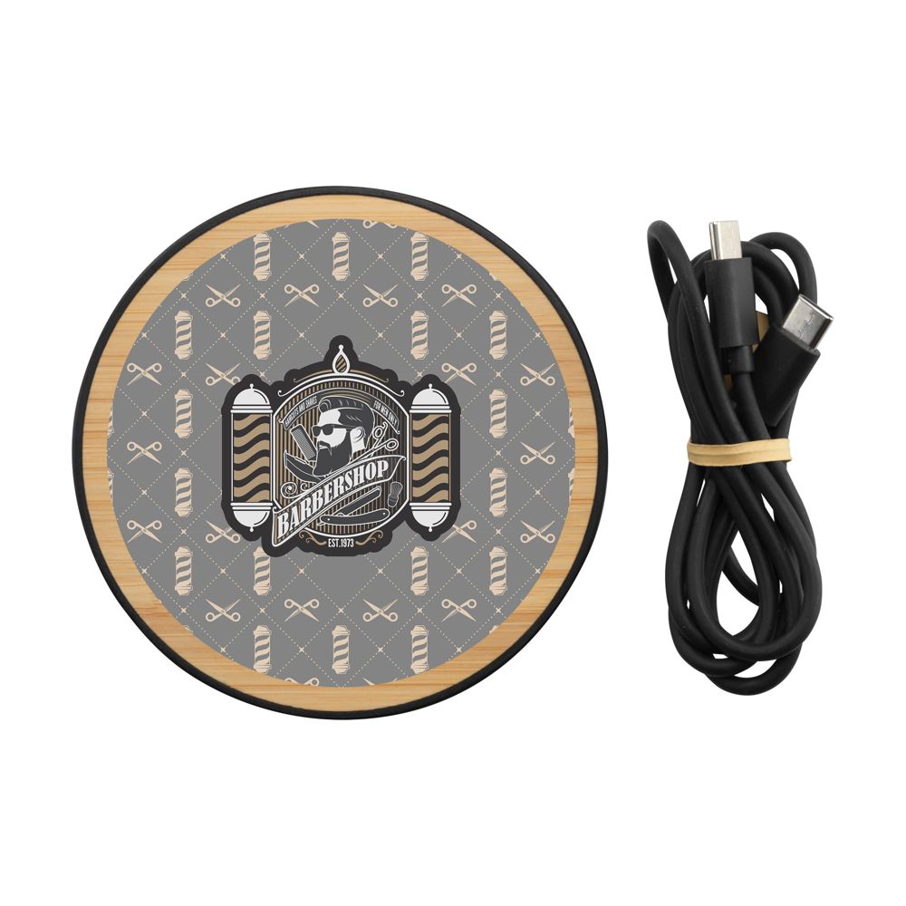 Bamboo 15W Wireless Fast Charger draadloze snellader