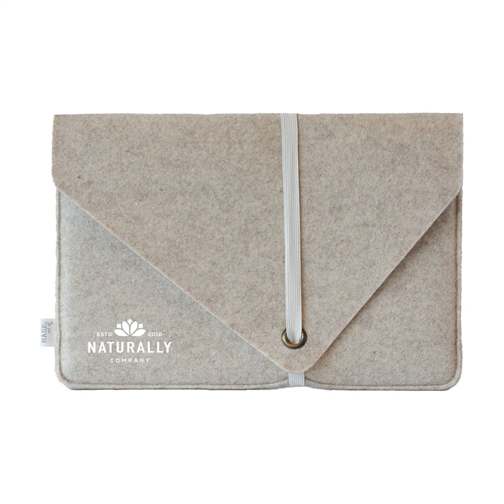 Recycled Felt Laptop Sleeve 14" - beige
