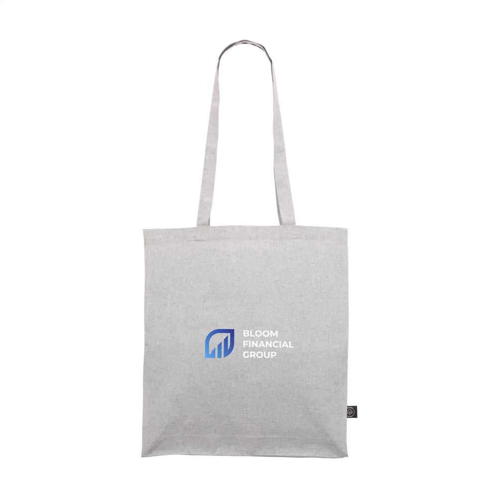 Colour Square Bag GRS Recycled Cotton (150 g/m²) tas - grijs